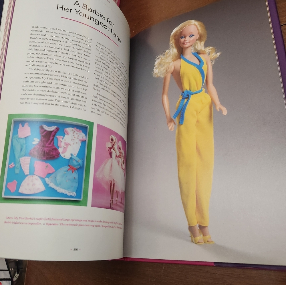 Dressing Barbie Hard Cover Book In Dust Cover 160 Pages EUC - Picture 11 of 16